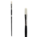 Trekell Opal #4 Long Flat Brush - Long Handle Trekell Art Supplies