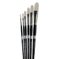 Trekell Opal Complete Long Filbert Brush Set - Long Handle Trekell Art Supplies