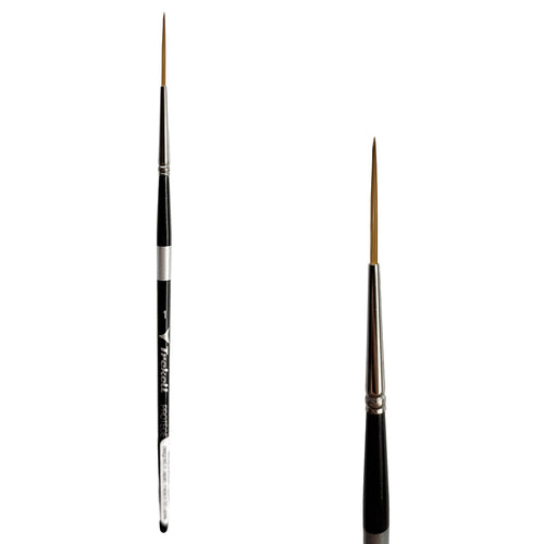 Trekell Protégé #1 Script/Rigger Brush - Short Handle Trekell Art Supplies