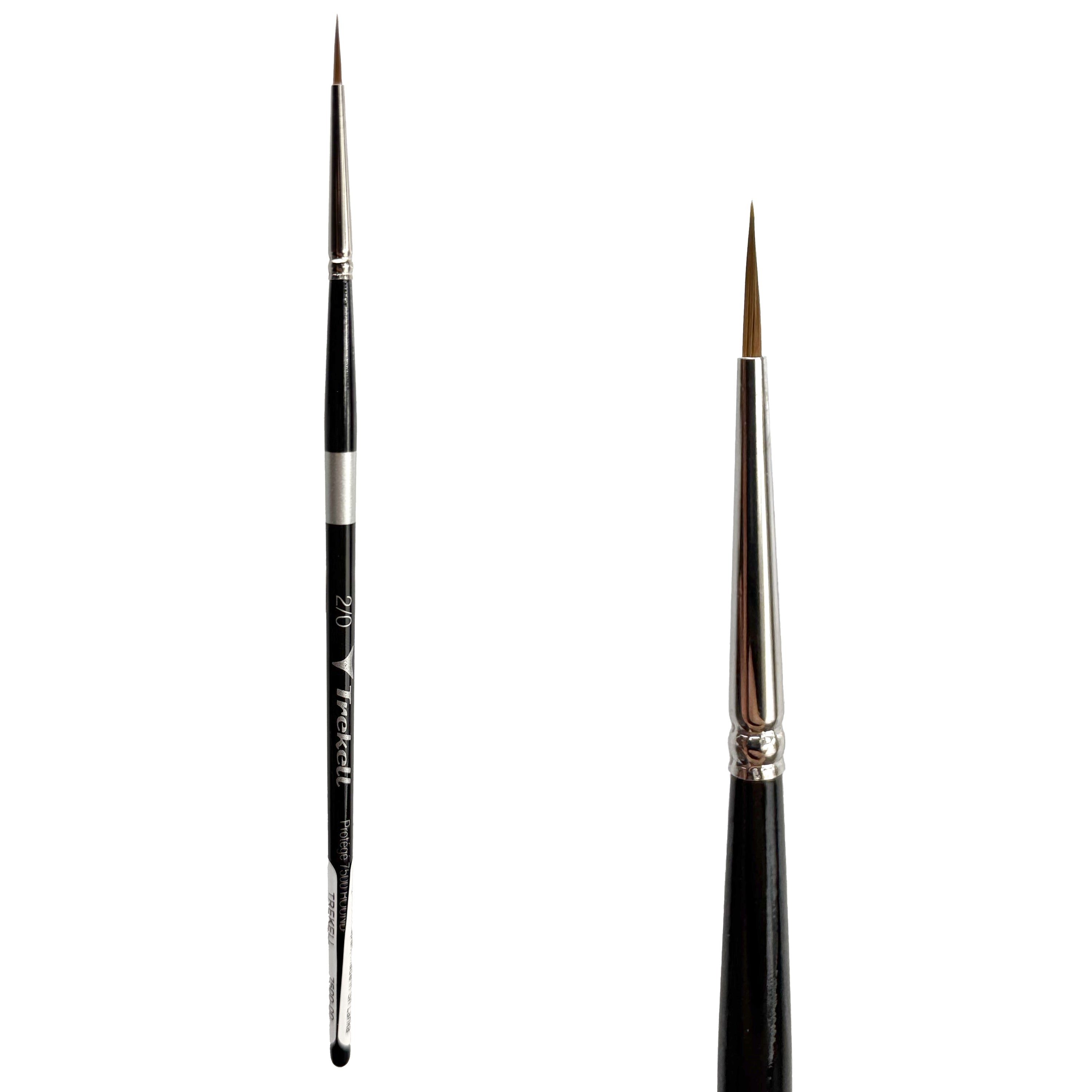 Trekell Protégé #2/0 Round Brush - Short Handle Trekell Art Supplies