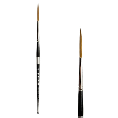 Trekell Protégé #4 Script/Rigger Brush - Short Handle Trekell Art Supplies
