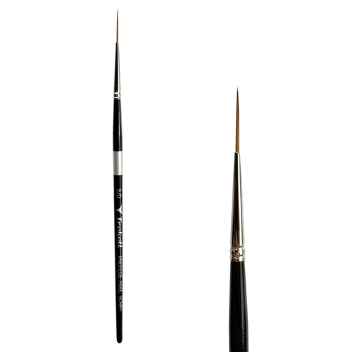 Trekell Protégé #5/0 Script/Rigger Brush - Short Handle Trekell Art Supplies