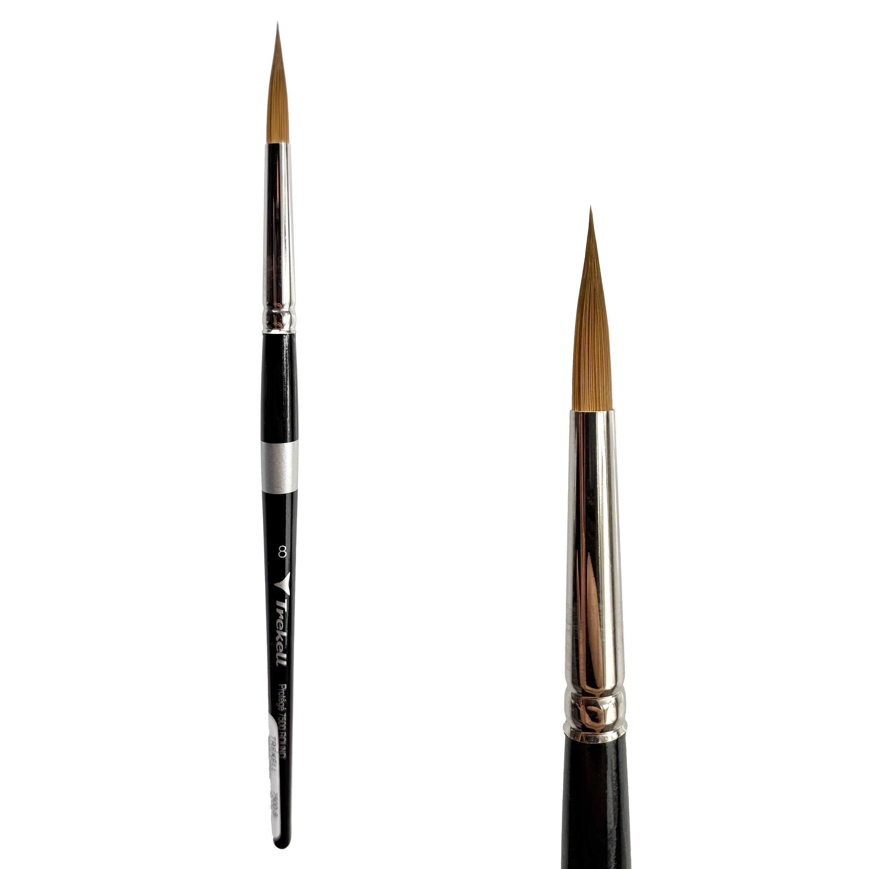 Trekell Protégé #8 Round Brush - Short Handle Trekell Art Supplies