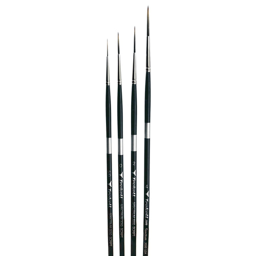 Trekell Spectrum Complete Script/Rigger Brush Set - Long Handle Trekell Art Supplies