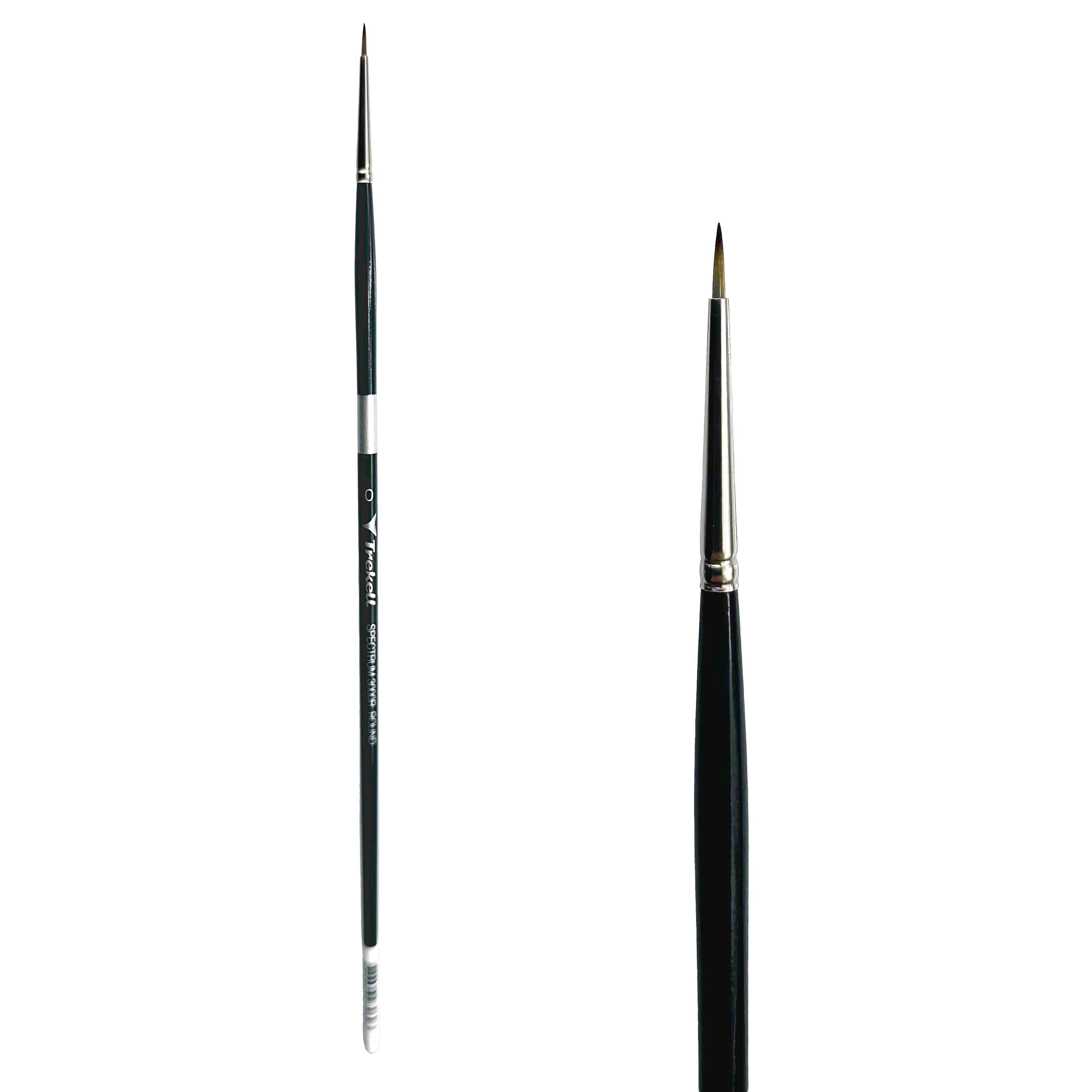 Trekell Spectrum #0 Round Brush - Long Handle Trekell Art Supplies