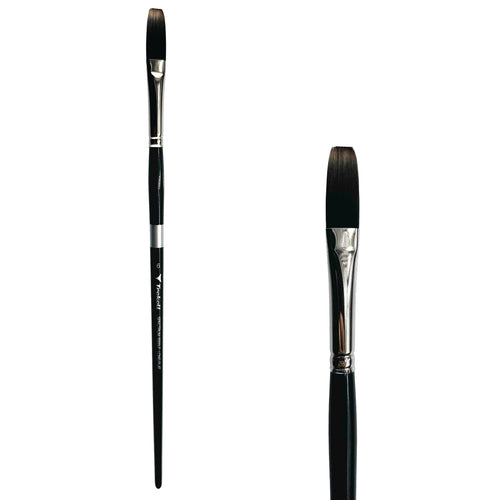 Trekell Spectrum #6 Long Flat Brush - Long Handle Trekell Art Supplies