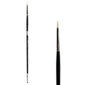 Trekell Hog Bristle #0 Round Brush - Long Handle Trekell Art Supplies