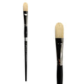 Trekell Hog Bristle Long Handle Artist Brush - Size #10 Filbert Trekell Art Supplies