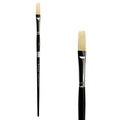 Trekell Hog Bristle Long Handle Artist Brush - Size #6 Long Flat Trekell Art Supplies