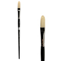 Trekell Hog Bristle Long Handle Artist Brush - Size #8 Long Filbert Trekell Art Supplies