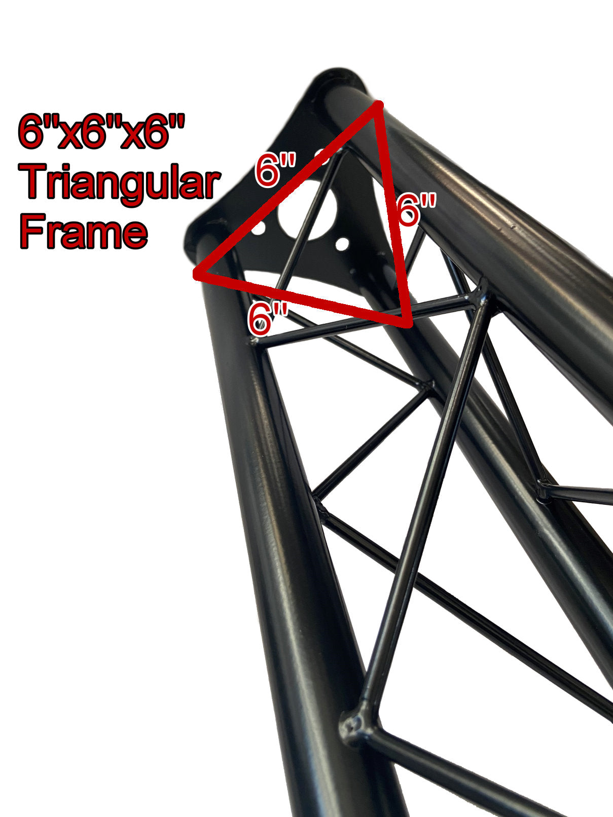 DJ Triangle Truss Extension Lighting System by GRIFFIN | Mounts on your Speaker Stands | Trussing Stage Kit for Smoke Machines & Dance Can Lights | C Clamps Mounting Brackets & Platform Hardware Set GeekStands.com