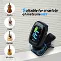 Guitar Tuner Clip on-Accurate Chromatic; Acoustic Guitar Bass Violin Ukulele Tuner Doba