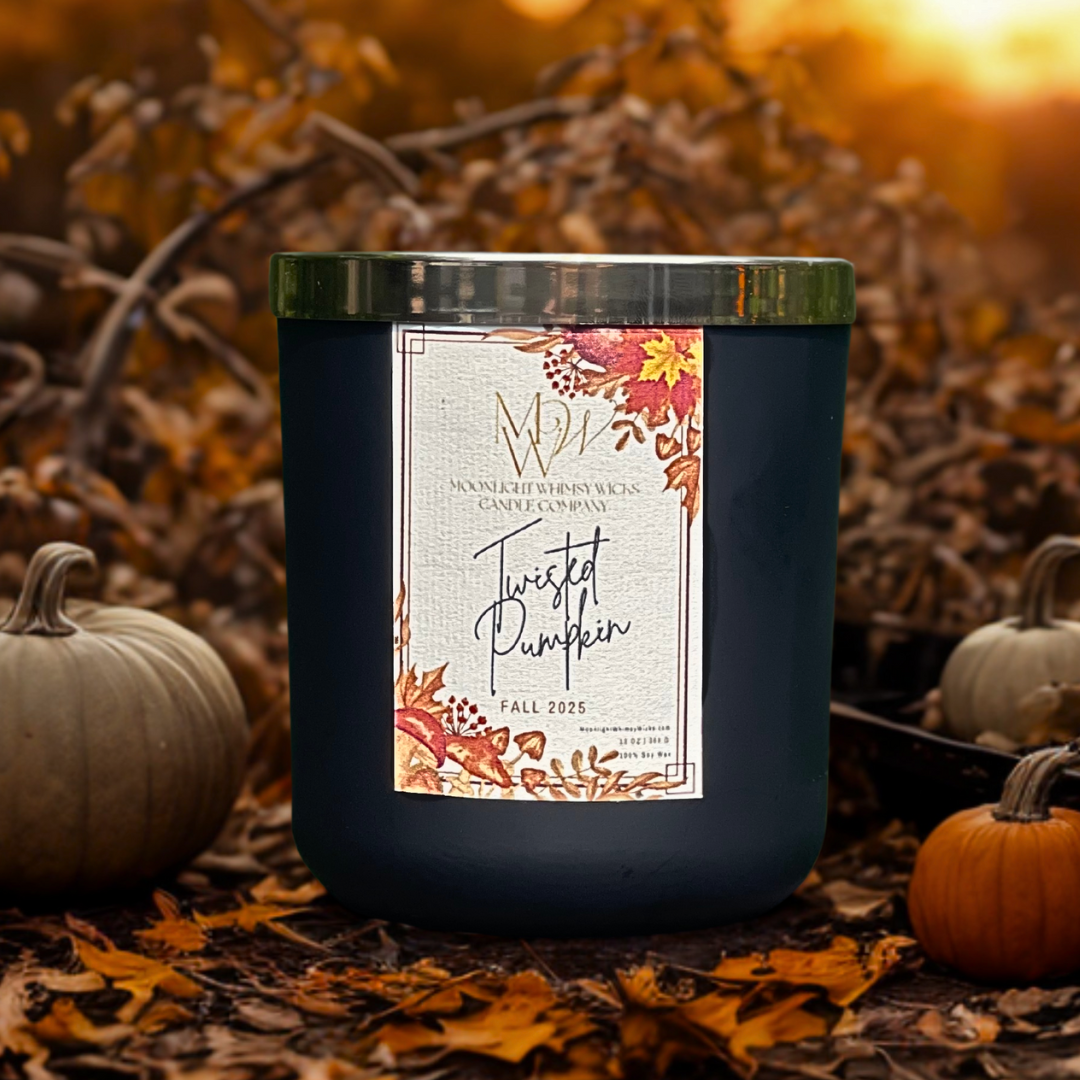 Twisted Pumpkin | Luxury Soy Wax Candle or Wax Melt Moonlight Whimsy Wicks