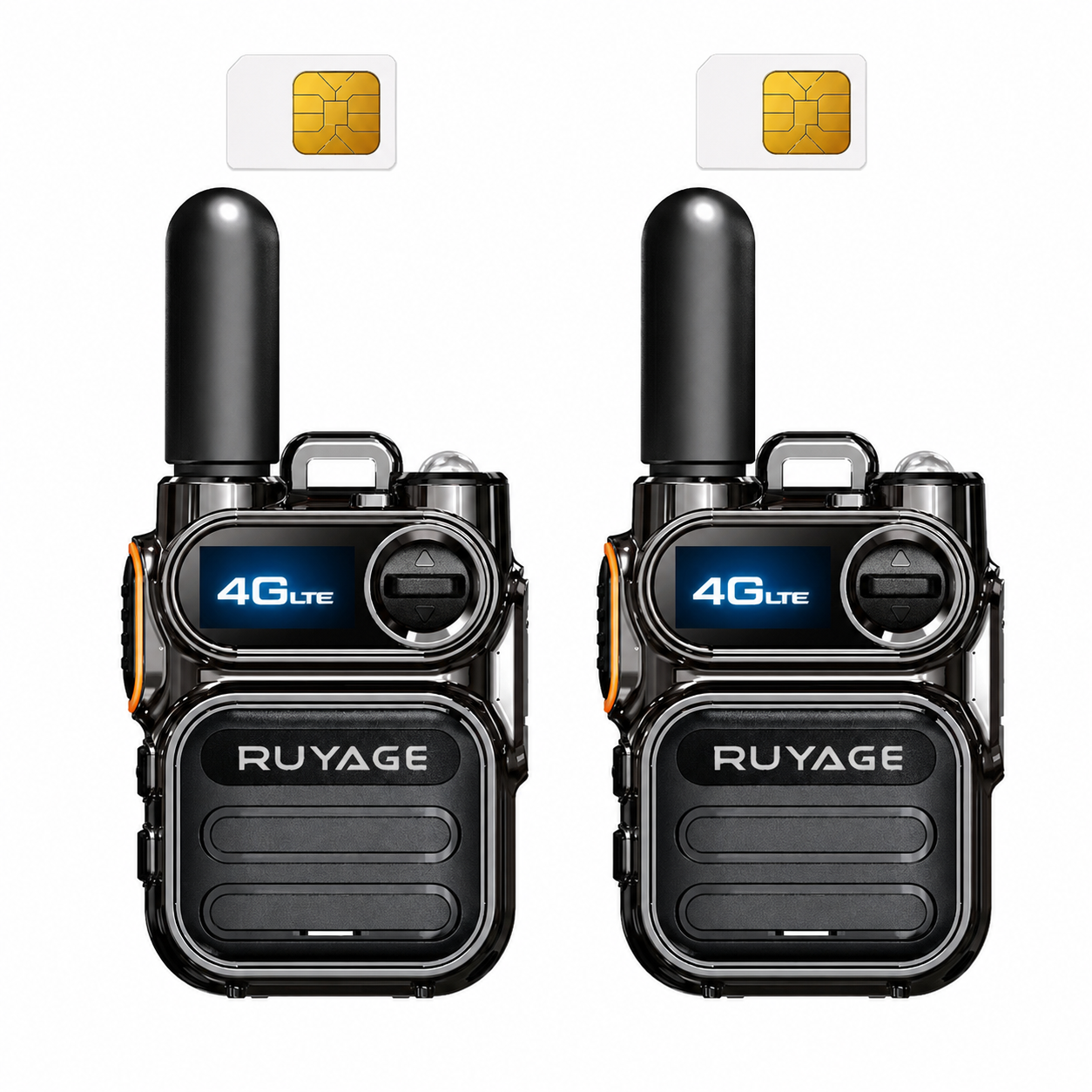 RUYAGE X40 Mini 4G LTE PoC Radio – Compact Metal Body Walkie Talkie Ruyage Radio