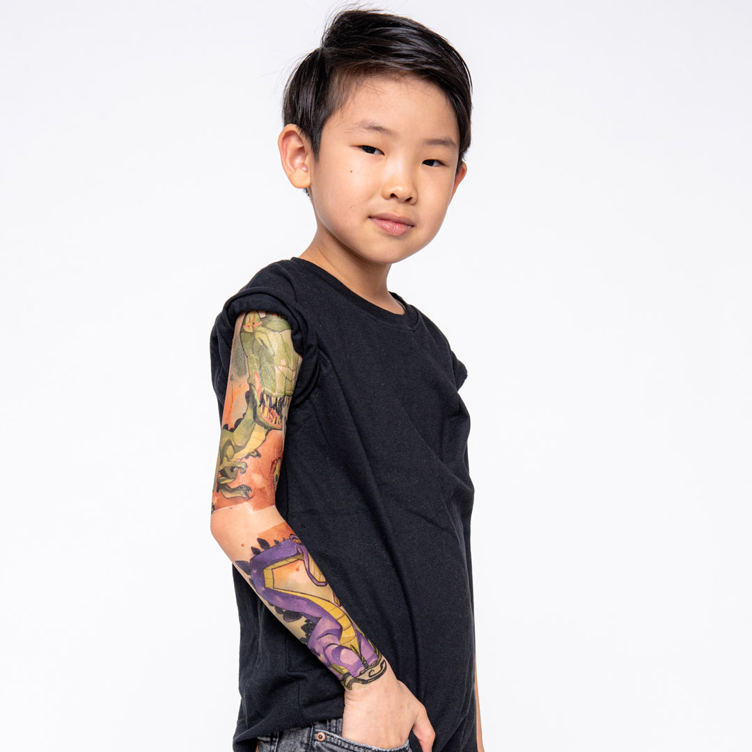 Tyrannosaurus Flex Full Sleeve Tattoo Tony Ray