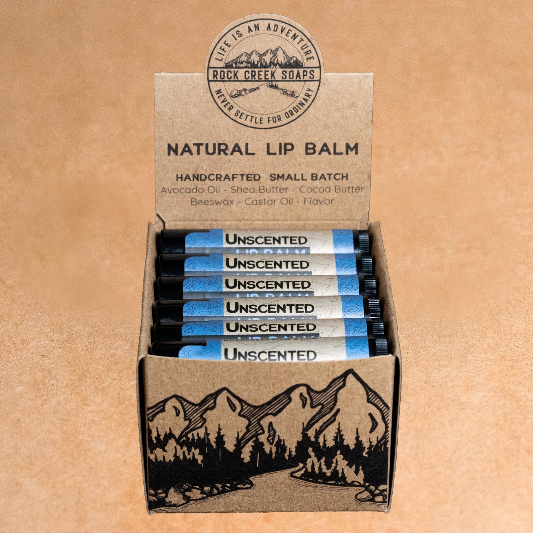 LIP  BALM | Unscented Rock Creek Soaps