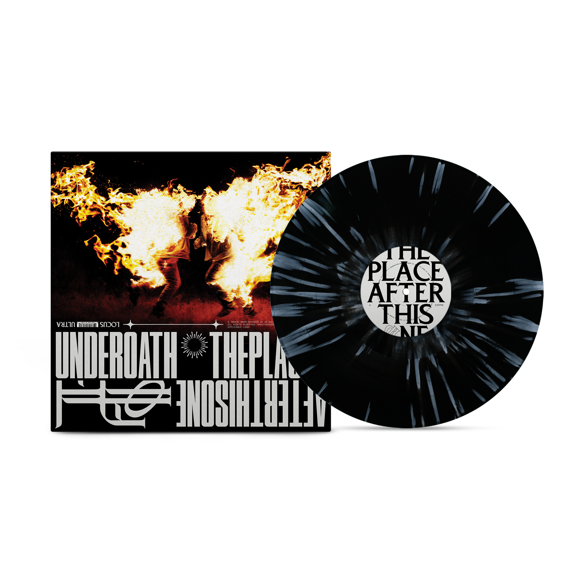 Underoath - The Place After This One Black/White Splatter Vinyl MNRK Heavy