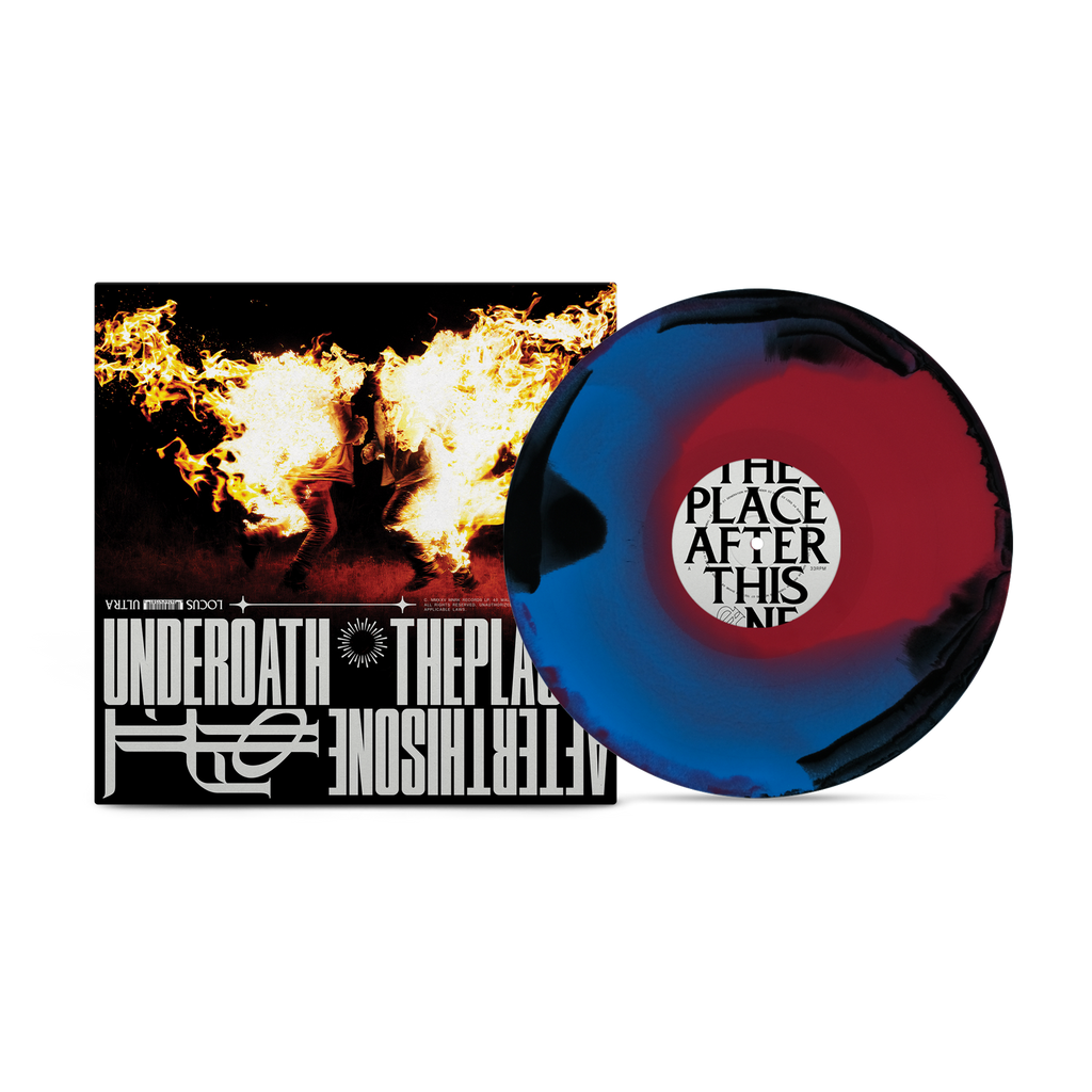 Underoath - The Place After This One Black + Blue Red Swirl Vinyl MNRK Heavy