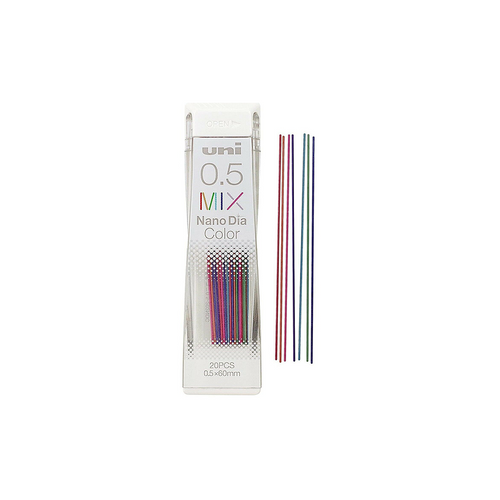 Uni NanoDia Color Lead 0.5 -7 Color set ShopSketchBox