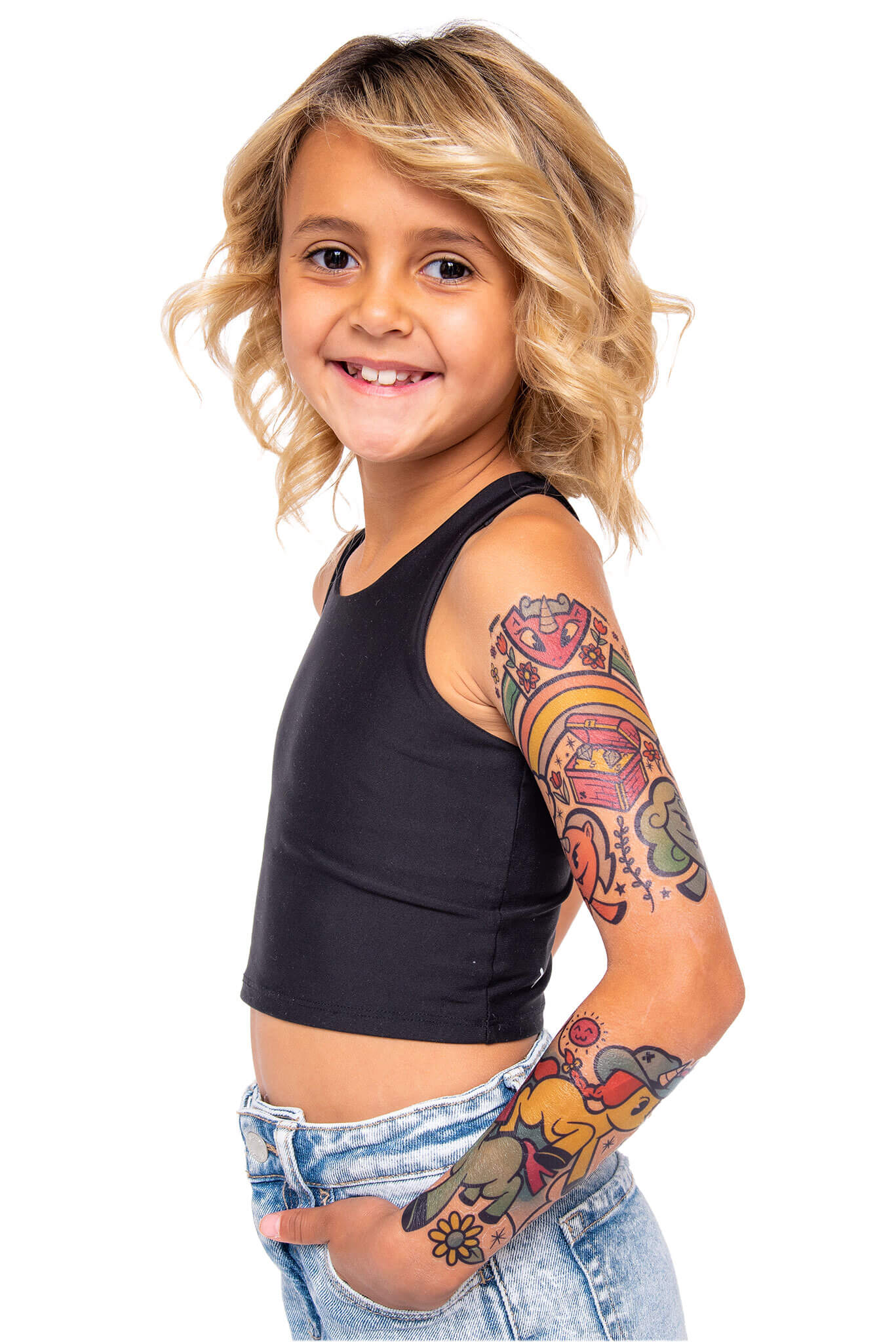 Unicorn Power Full Sleeve Tattoo Tony Ray