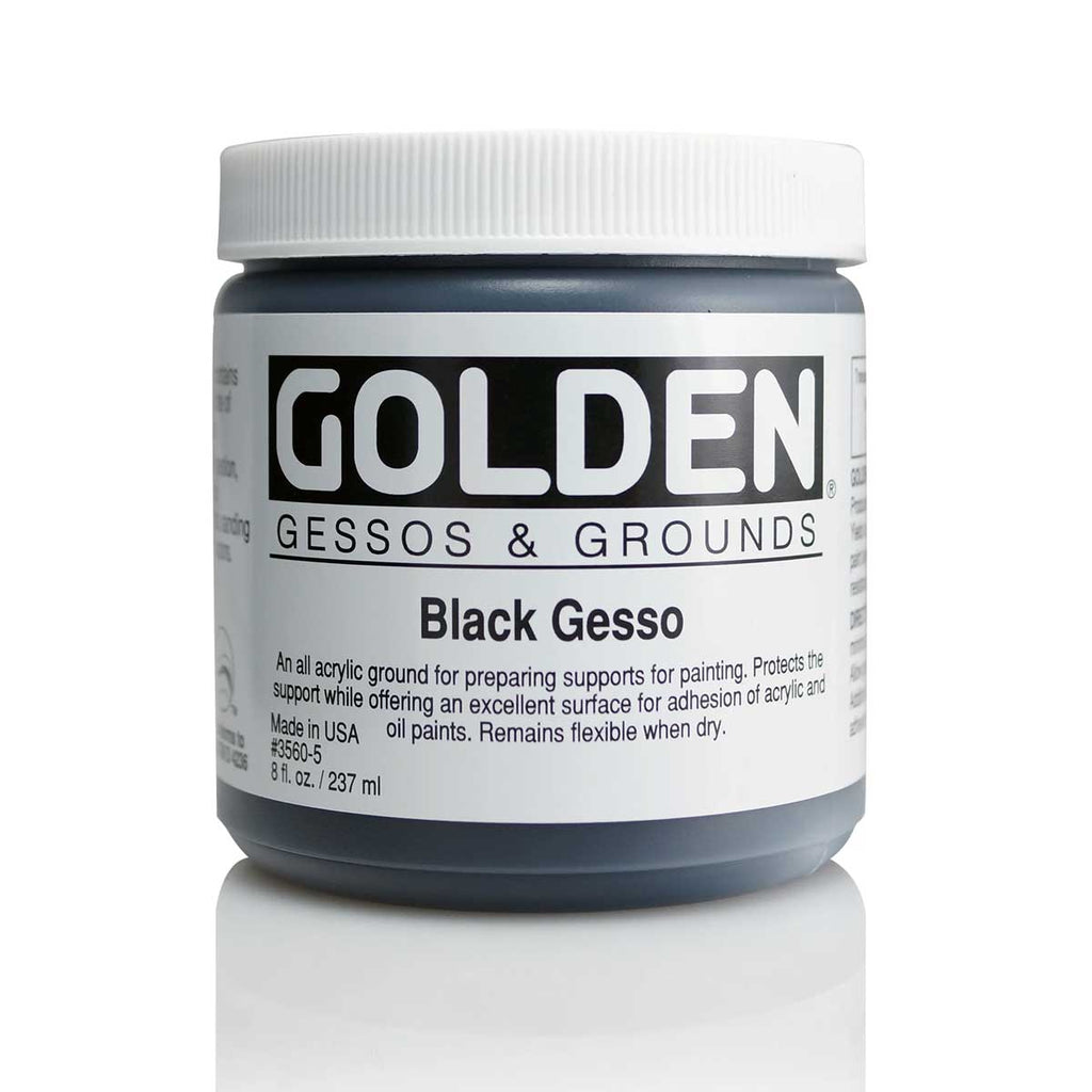 Golden Acrylic Gesso | Professional Acrylic Primer for Artists Trekell Art Supplies