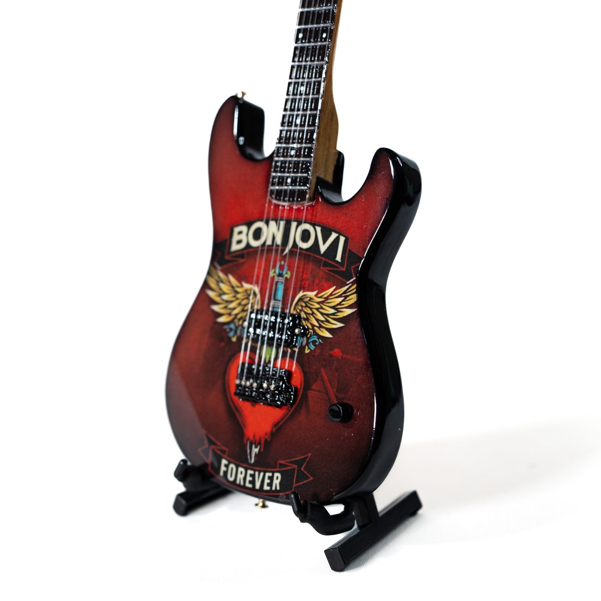 Bon Jovi Forever Tour Collectible Miniature Guitar The Mini Axe