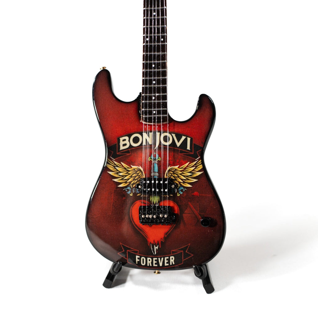 Bon Jovi Forever Tour Collectible Miniature Guitar The Mini Axe
