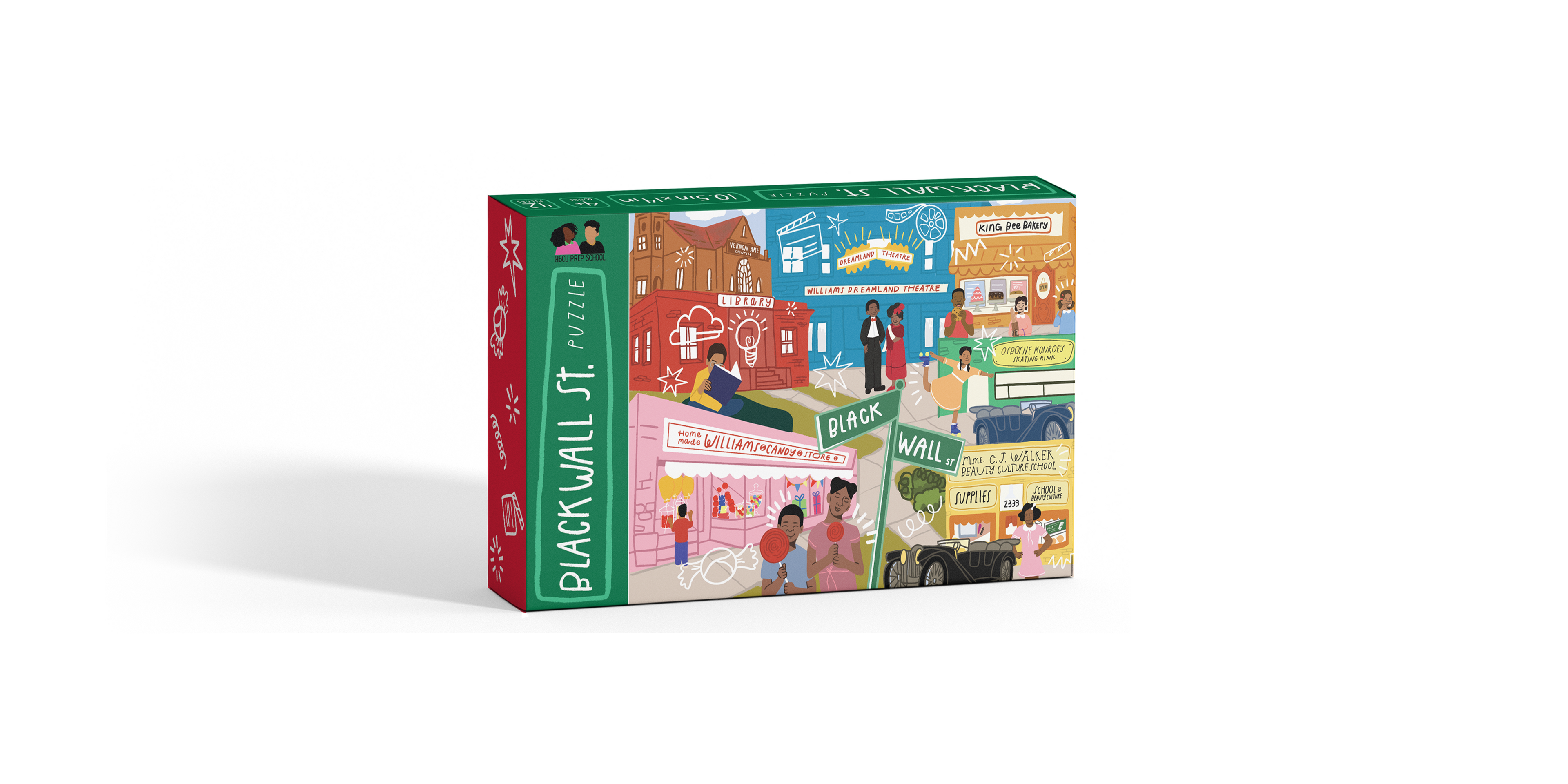 Black Wall Street Puzzle HBCU Prep School