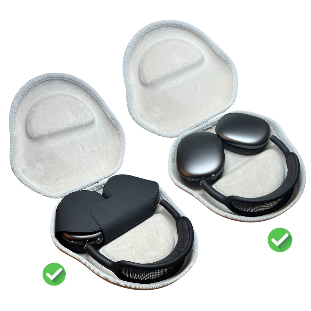 CentralSound Hard Cover Carrying Case for Apple AirPods Max Headphones Black CentralSound