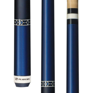 Players Brilliant Blue Gloss Wrapless Cue C.P.Dean Company