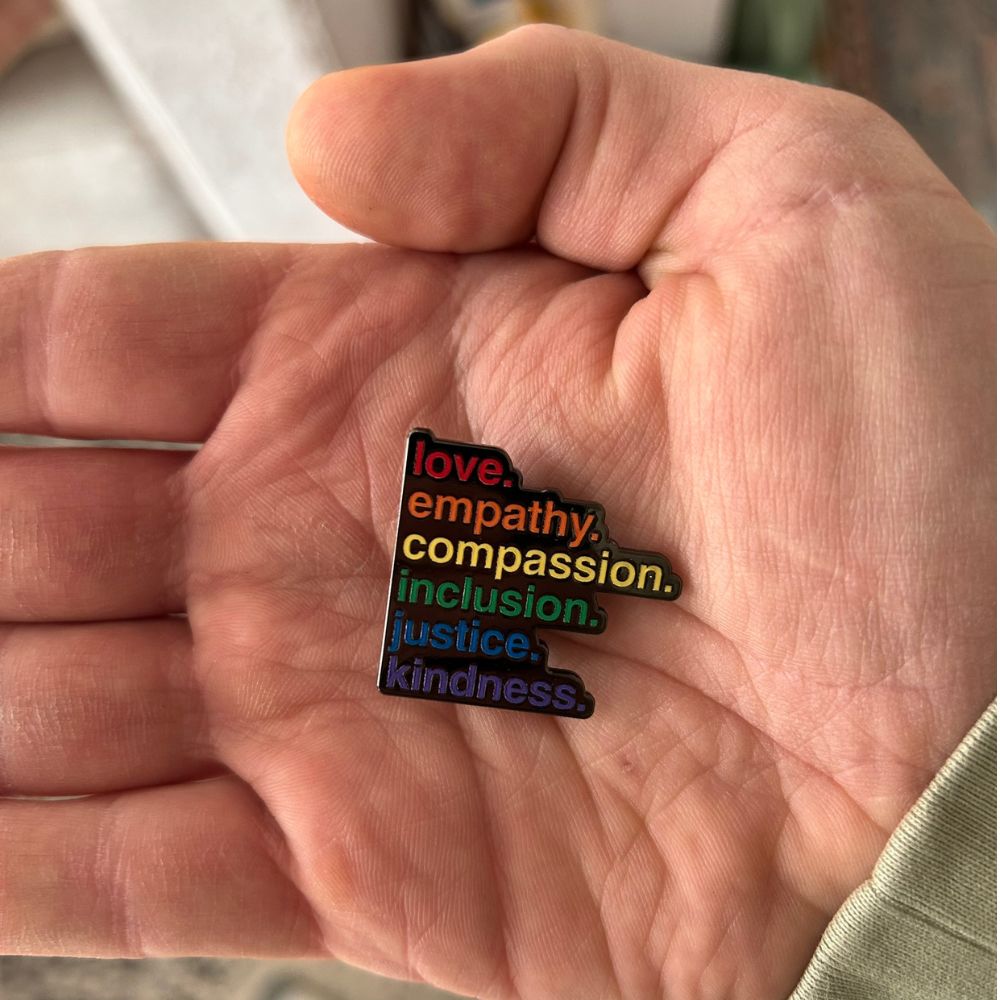 'Kindness Is' Enamel Pin Kind Cotton