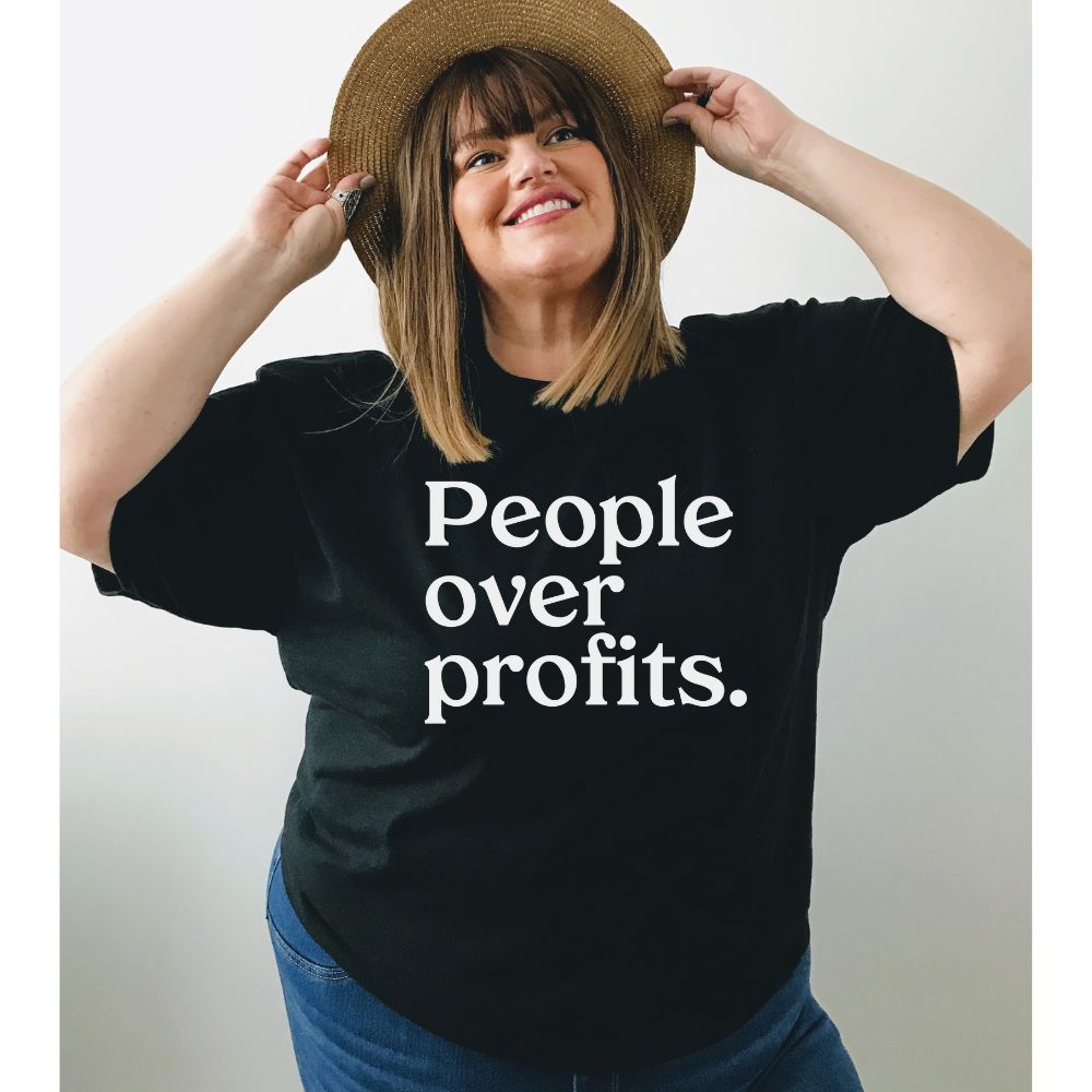 People over Profits Classic Tee Kind Cotton
