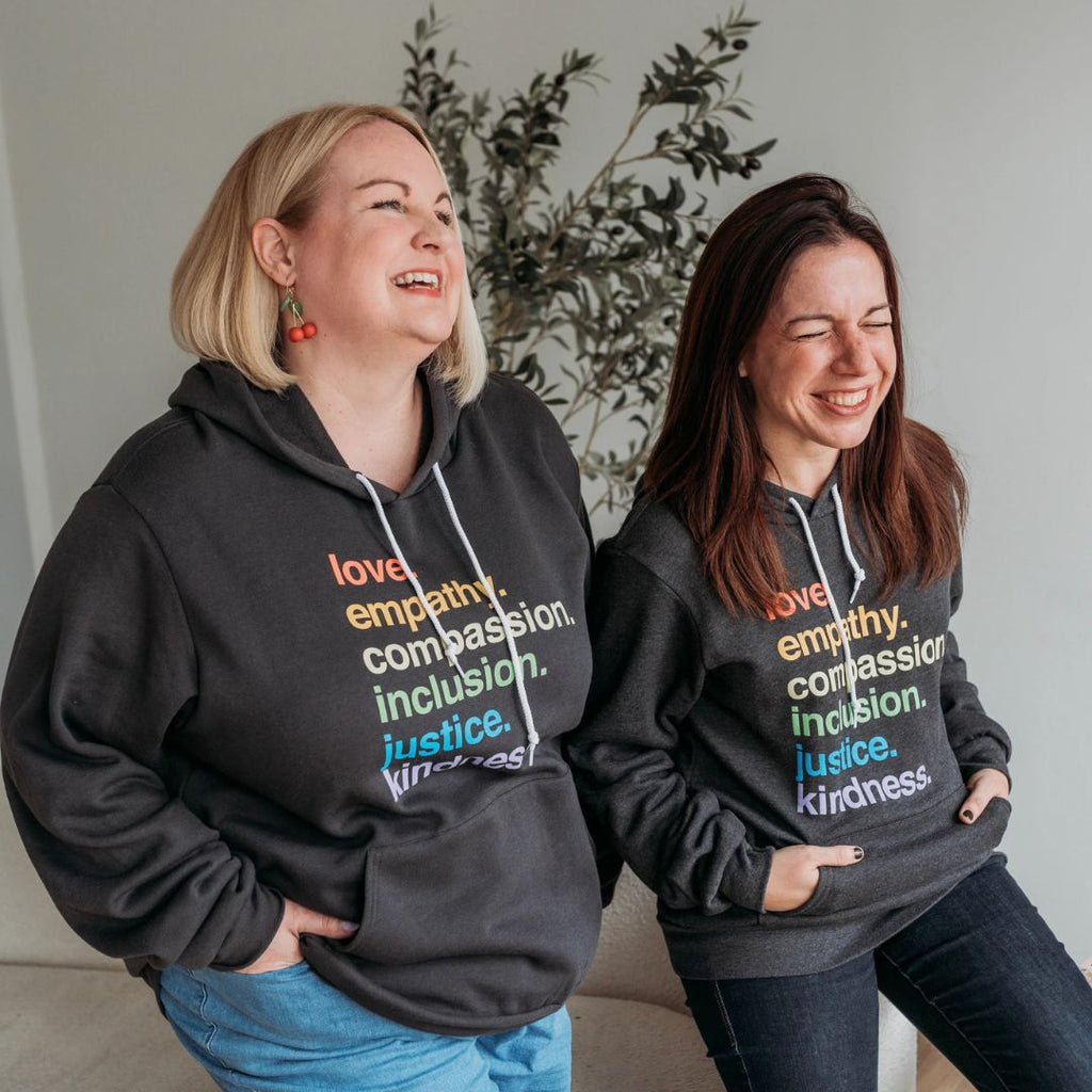 'Kindness Is' Pride Pullover Fleece Kind Cotton