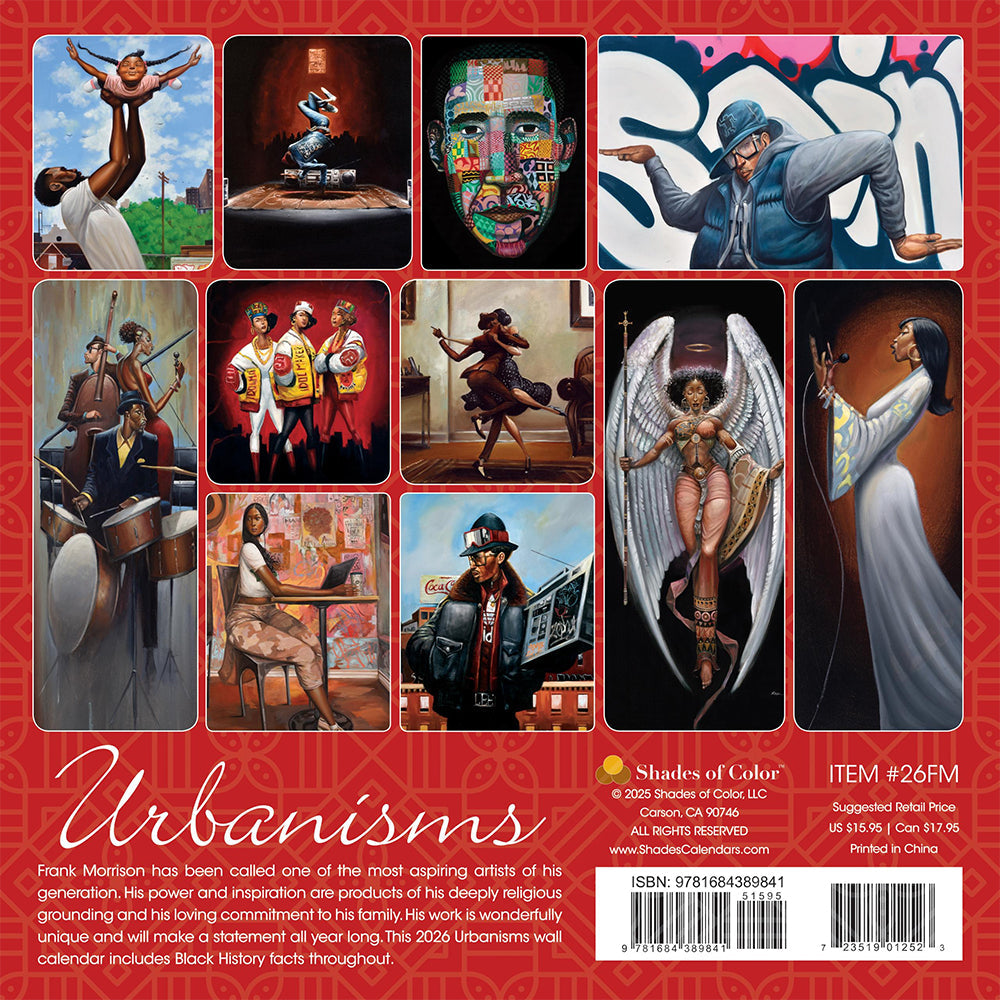 Afrocentric Urbanisms 2026 Wall Calendar | FashionMojos.com FashionMojos.com