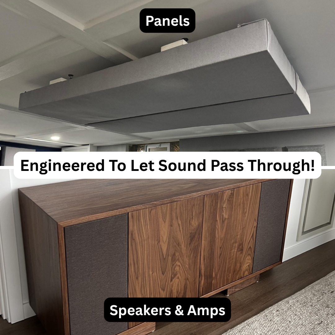Fire Treated Acoustic Fabric - SoundAssured Dual Layer Acoustical Fabric (100% Acoustic Transparency) SoundAssured