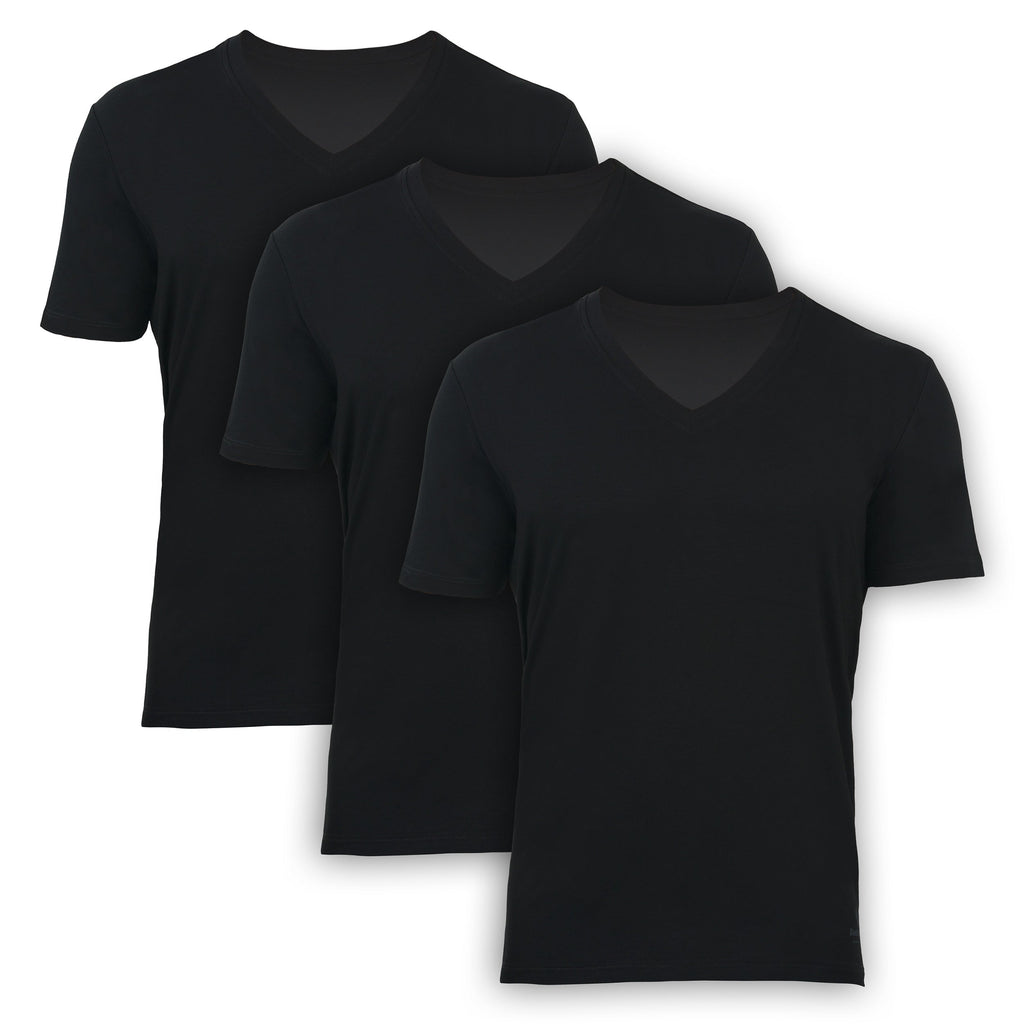 Men’s Bamboo V-Neck Undershirts 3-Pack Bambooven