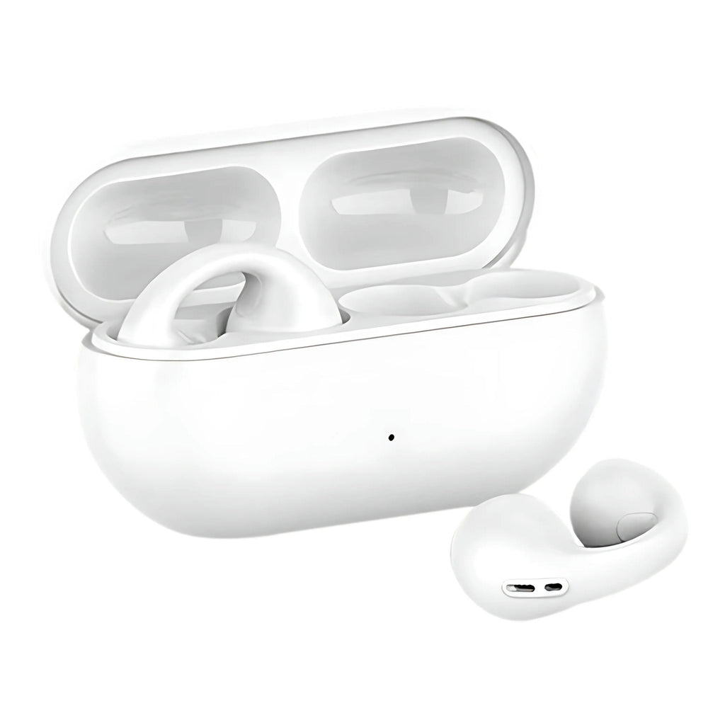 Wireless Bone Conduction Headphones – Waterproof Bluetooth Earphones with Ear Clip, Mini Open-Ear Design for Comfort and Clarity KENRO