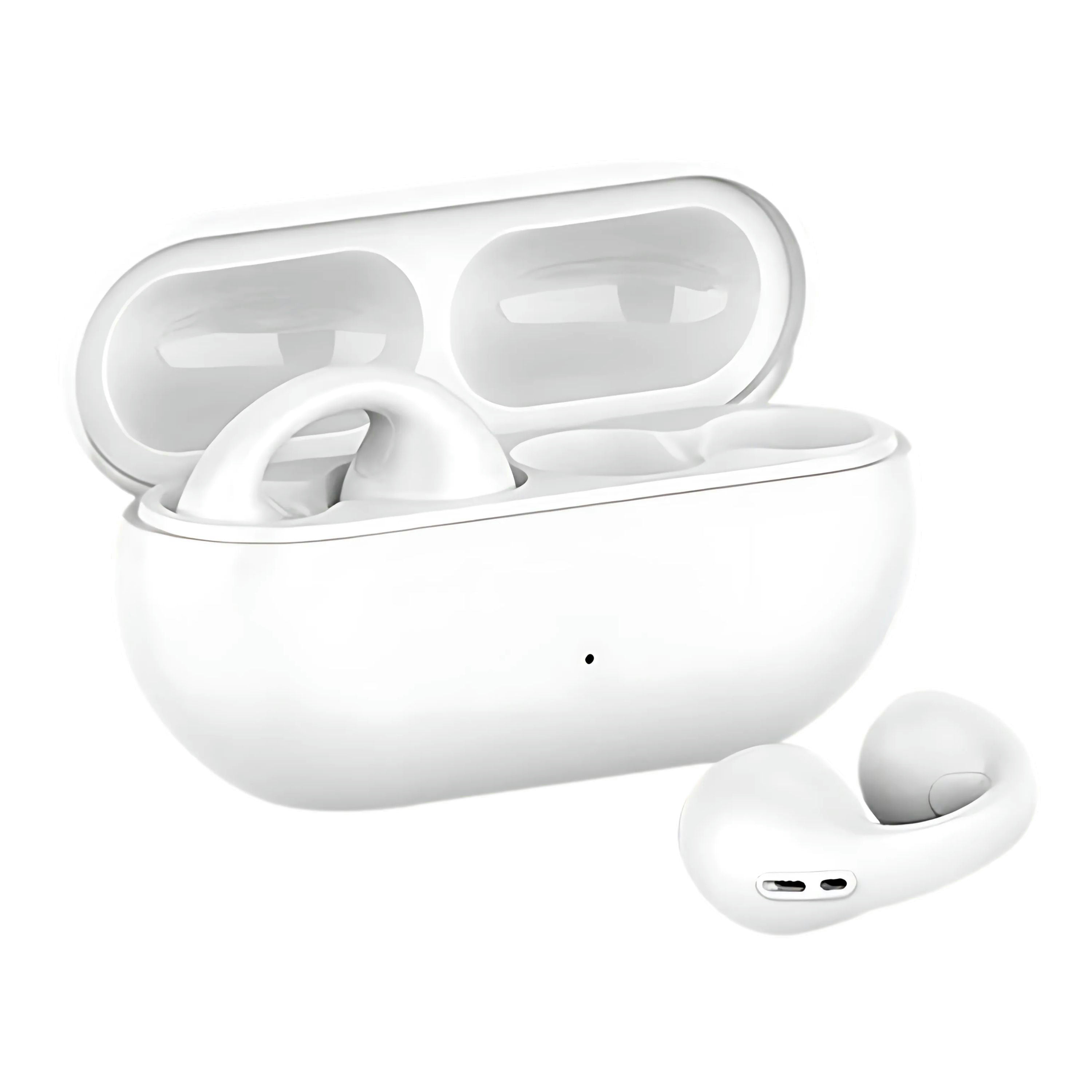 Wireless Bone Conduction Headphones – Waterproof Bluetooth Earphones with Ear Clip, Mini Open-Ear Design for Comfort and Clarity KENRO