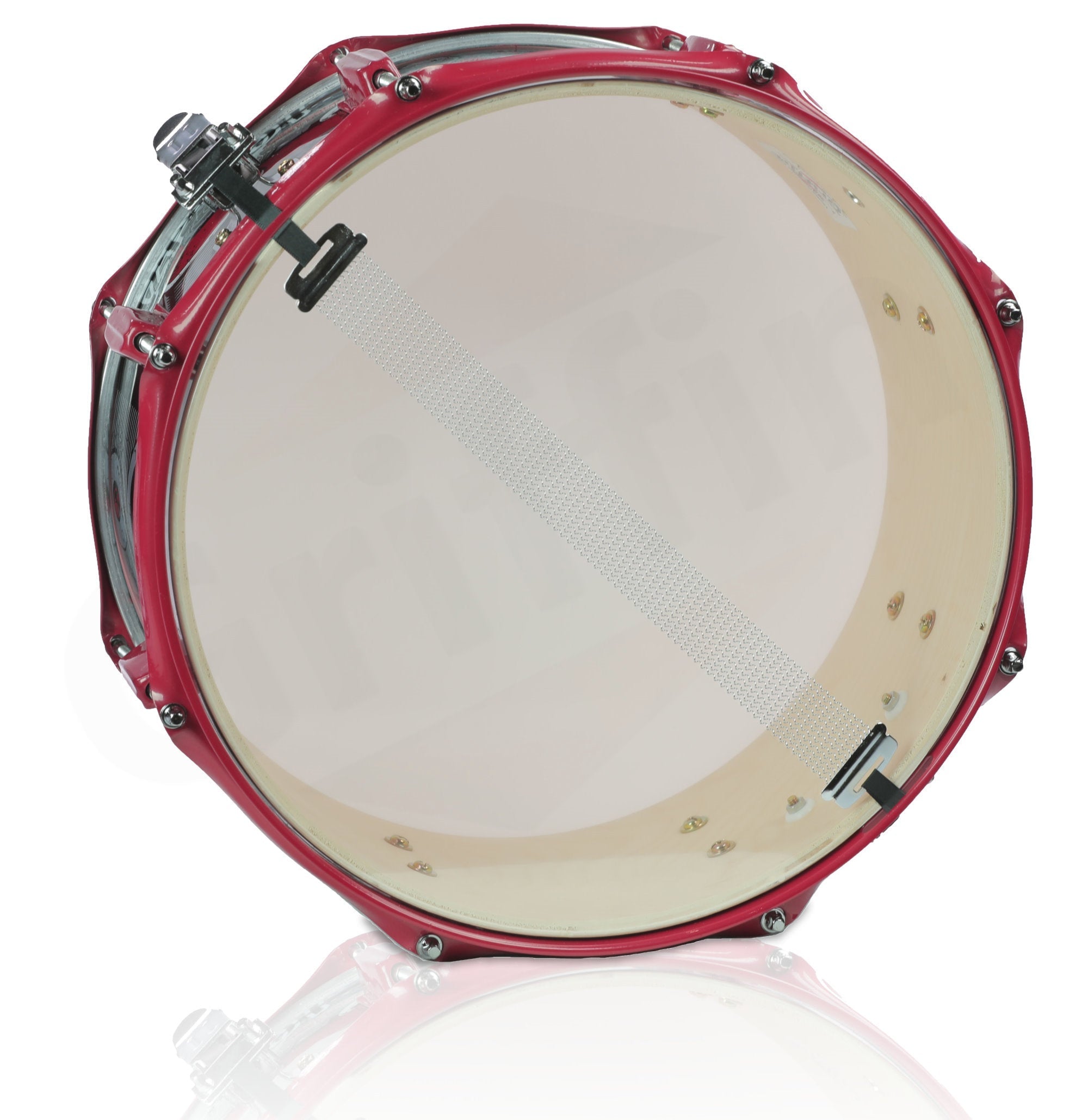 Snare Drum by GRIFFIN | Birch Wood Shell 14"x6.5" with Custom Graphic Wrap (Limited Edition) | Percussion Acoustic Musical Instrument Kit & Drummers Key | 8 Metal Lugs, Head Set & Strainer Throw Off GeekStands.com