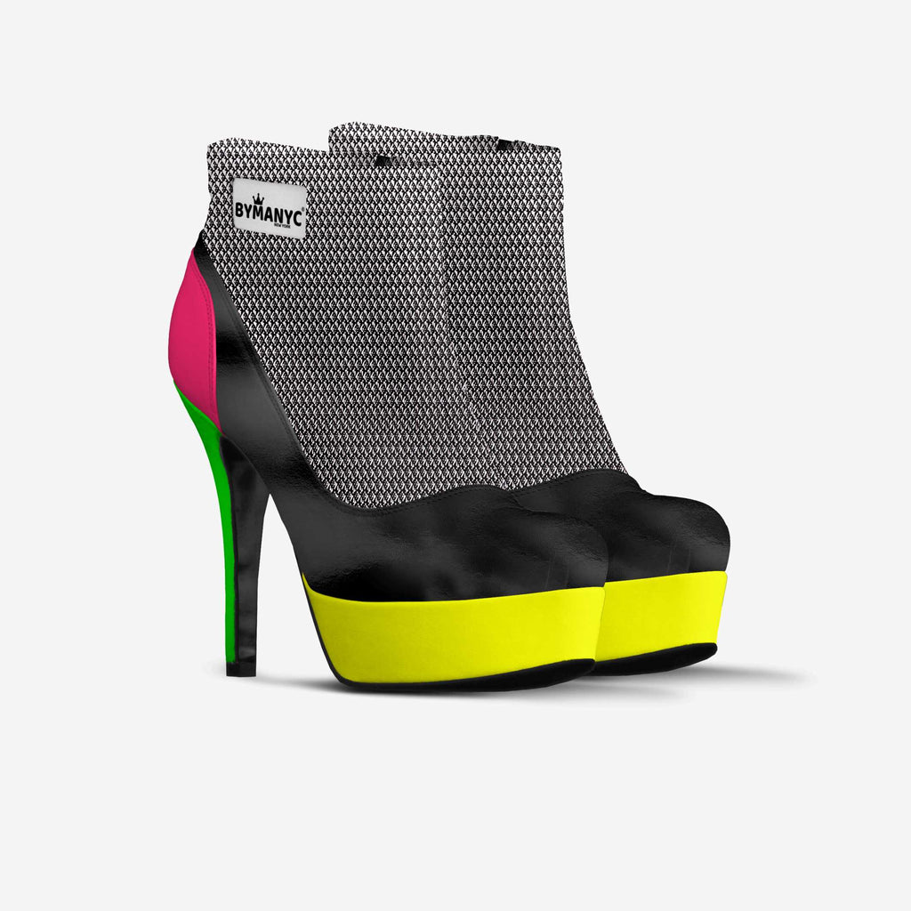 Vegan Ankle Boot Platform BYMANYC® New York Fierce Black BYMANYC ® New York