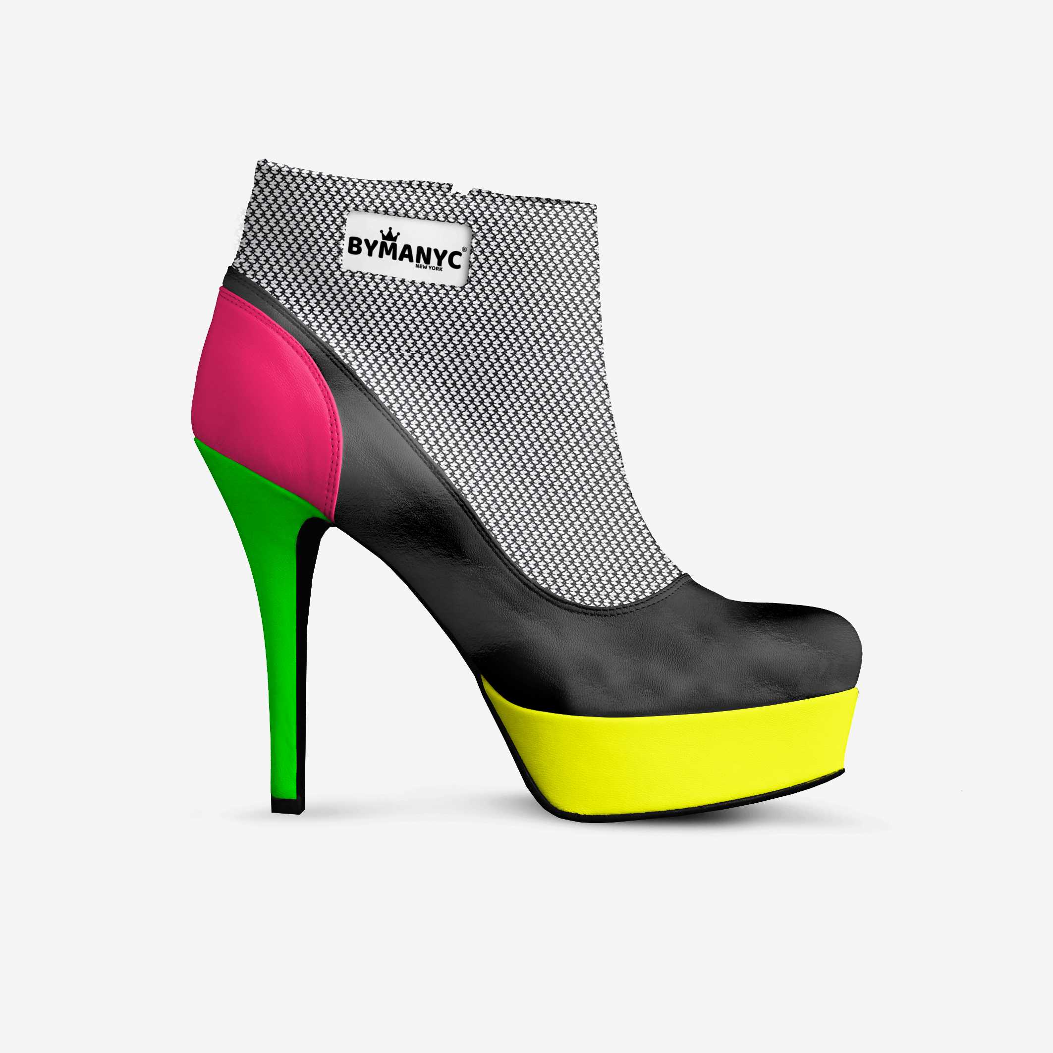 Vegan Ankle Boot Platform BYMANYC® New York Fierce Black BYMANYC ® New York