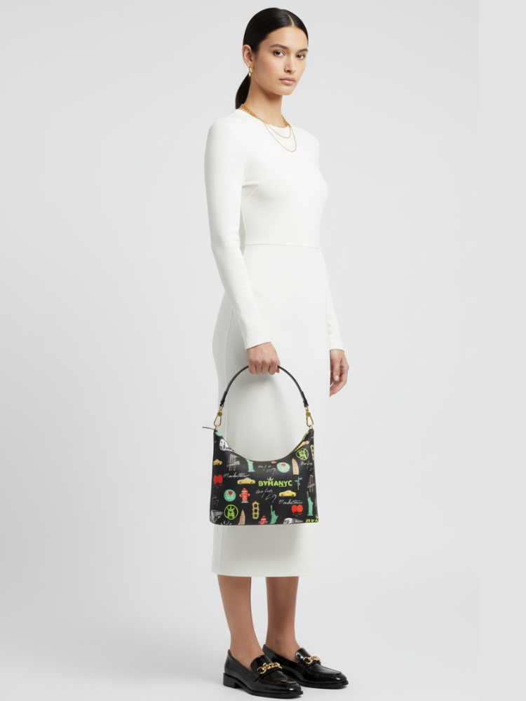 Vegan Bag NOIR COUTURE – BYMANYC ® New York Luxury Eco Design BYMANYC ® New York