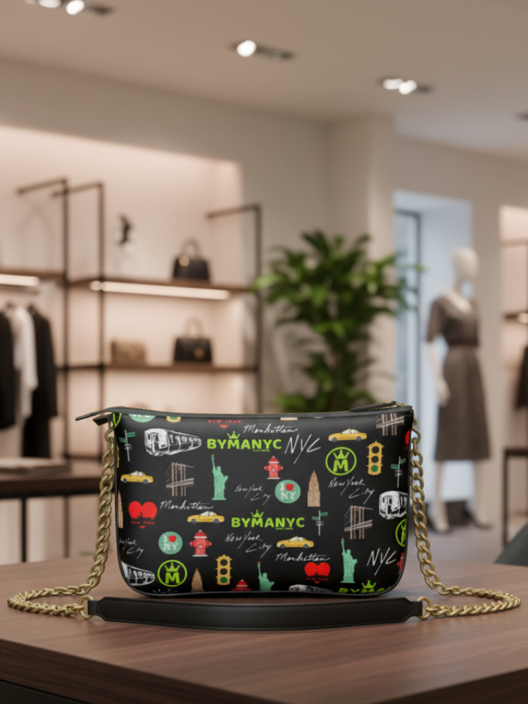 Vegan Bag NOIR COUTURE – BYMANYC ® New York Luxury Eco Design BYMANYC ® New York