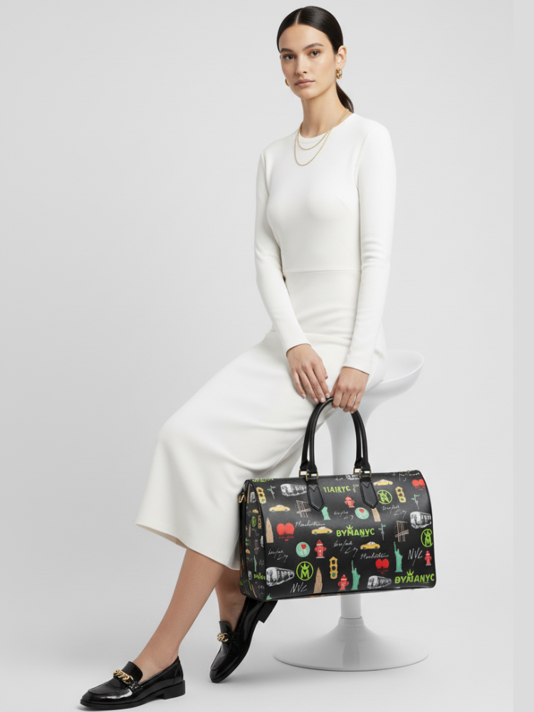 Tote Bag CITYSCAPE – BYMANYC ® New York Eco Vegan Handbag BYMANYC ® New York