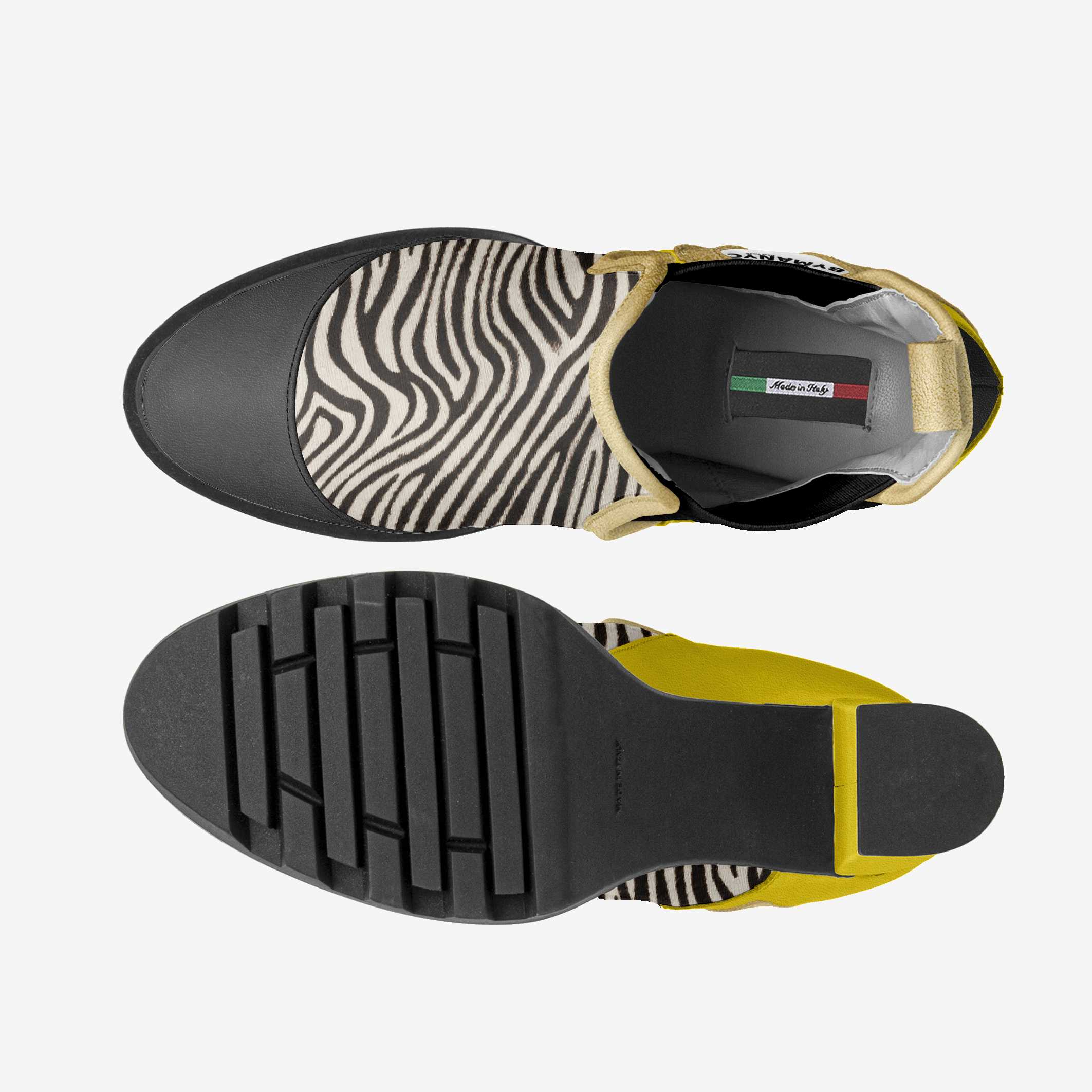 Vegan Elastic Designer Boot BYMANYC ® New York Urban Black BYMANYC ® New York