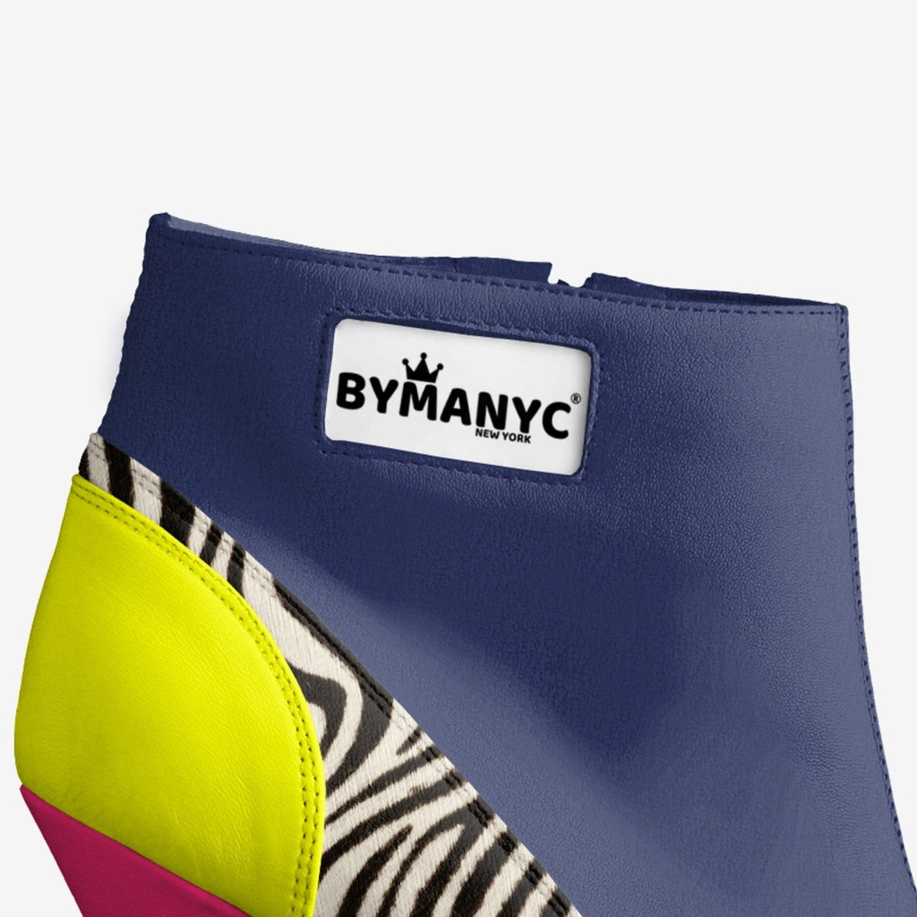 Vegan Platform Ankle Boots BYMANYC ® New York Bold Black BYMANYC ® New York