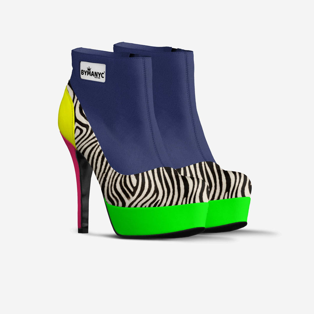 Vegan Platform Ankle Boots BYMANYC ® New York Bold Black BYMANYC ® New York