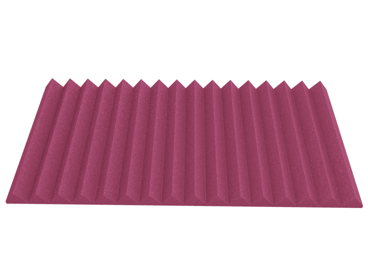 3 Inch Acoustic Foam Wedge Style Panels - 13 Color Options SoundAssured