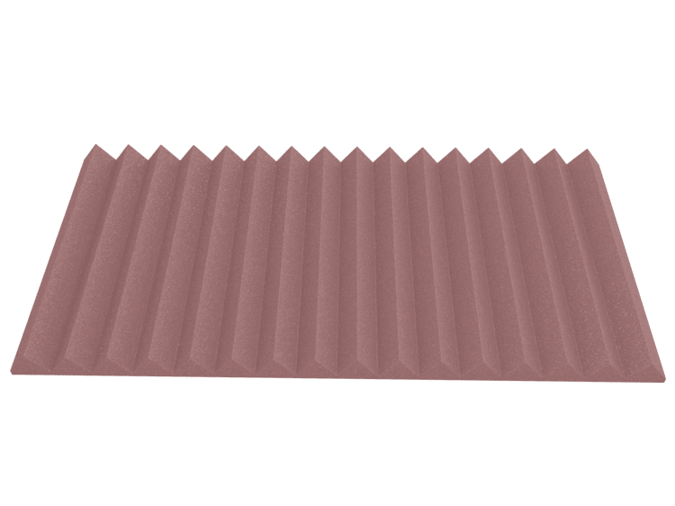 3 Inch Acoustic Foam Wedge Style Panels - 13 Color Options SoundAssured
