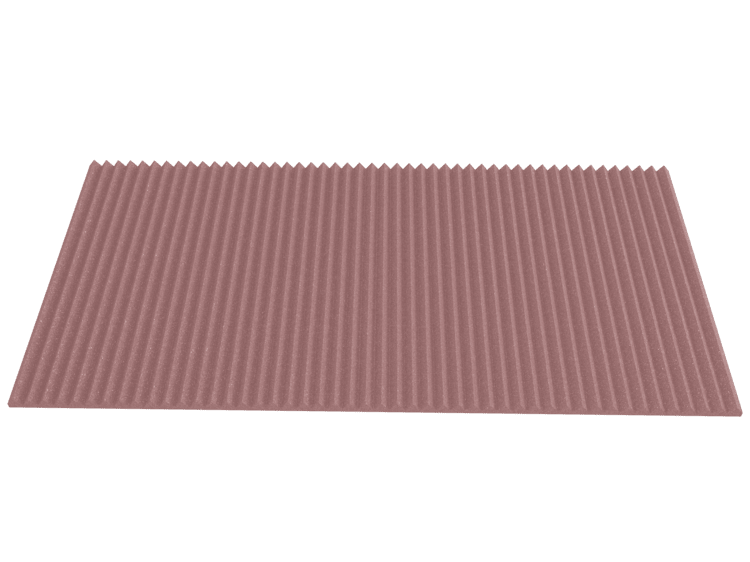 1 Inch Acoustic Foam Wedge Style Panels - 13 Color Options SoundAssured